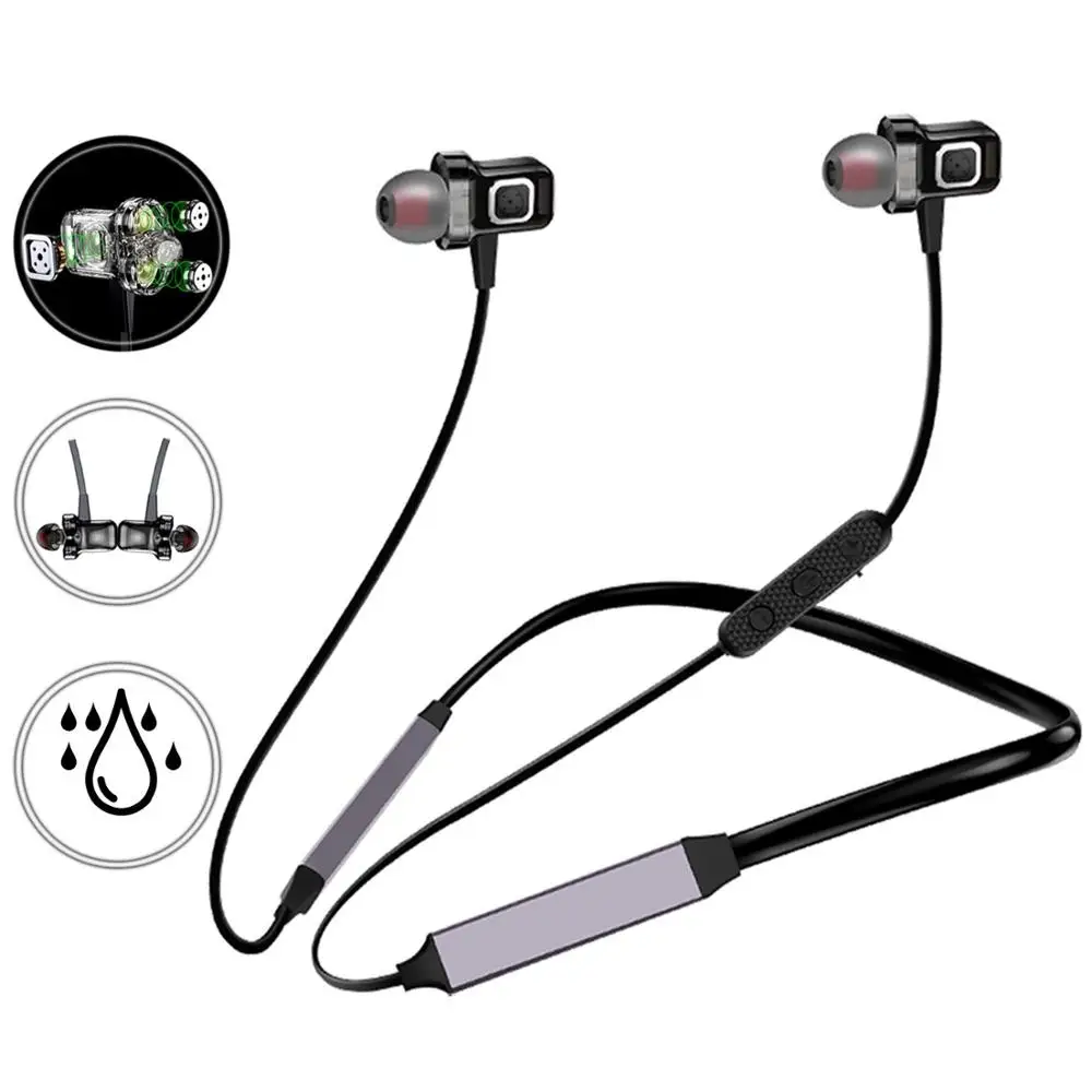 LIMSON Bluetooth 5 0 водонепроницаемые беспроводные стерео наушники с усиленными басами