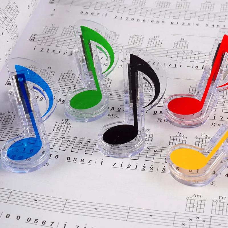 Новинка музыкальная книга зажимы для страниц милая канцелярская папка зажим