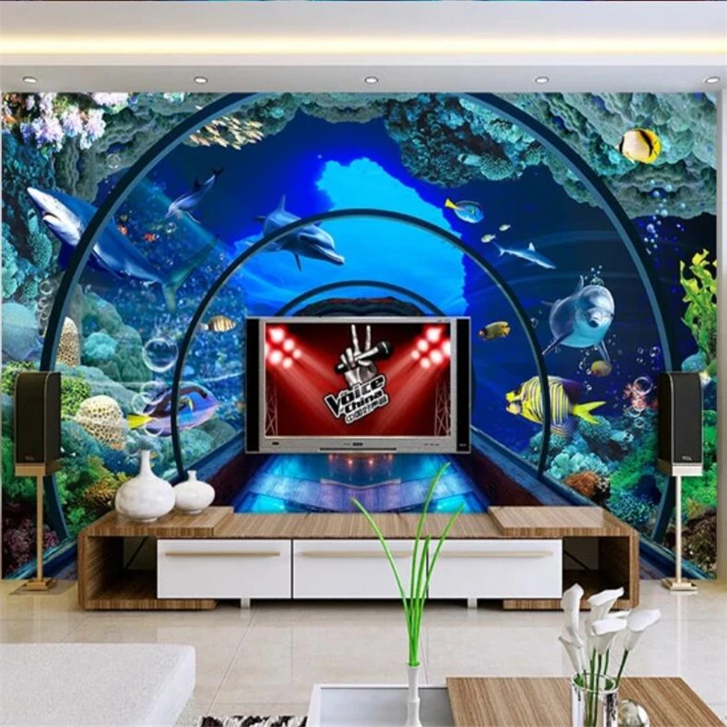 Пользовательские обои 3d фото фрески лошадь стерео креативное пространство