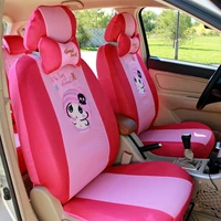 cartoon car seat cover universal sandwish car seats protector breathable automobil interior cushion car styling 12pcs