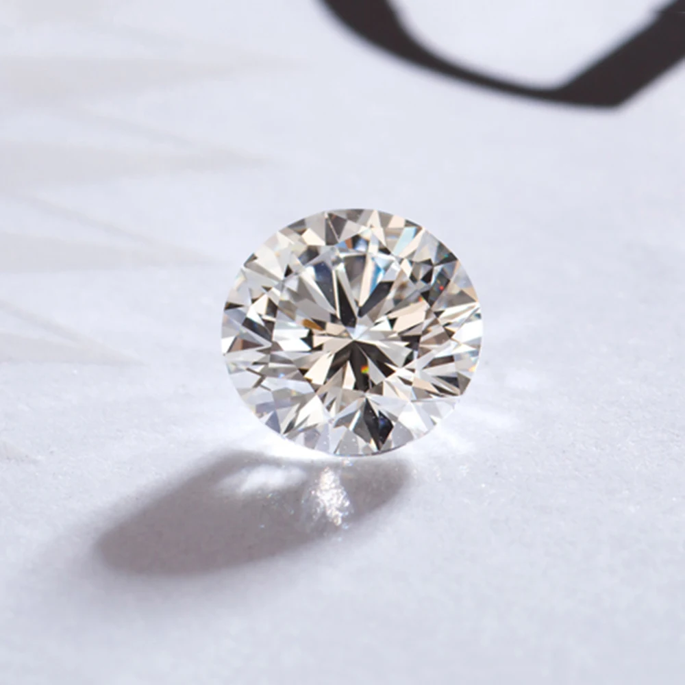 6 мм Цвет GH 0.8ct карат VVS1 отличная круглая огранка Свободный Камень Муассанит алмаз