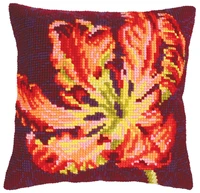 latch hook cushion kits ball pillows cover wedding red flower home decoration unfinished pillow case kits for embroidery