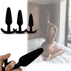 Маленькие силиконовые наборы анальных пробки анальные пробки анальный фаллоимитатор секс-игрушки для мужчинженщин для начинающих эротическая Интимная секс-пробка для взрослых тренировщик ануса