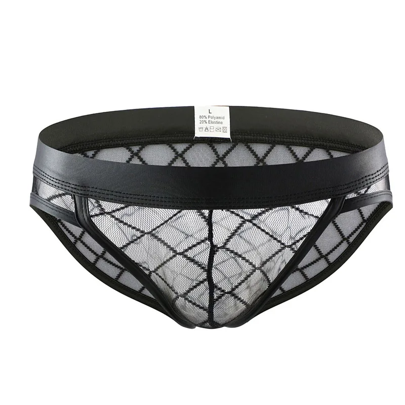 Calzoncillos сексуальное мужское нижнее белье для геев эротическое Сетчатое