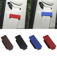 abs safety belt protection clips 2 pcs adjustment automobiles seat belt clamp buckle auto fixing clip car decoration styling