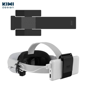 kiwi design vr power bank fixing strap for oculus questquest 2 accessories fixed on vr headset strap not for elite strap free global shipping