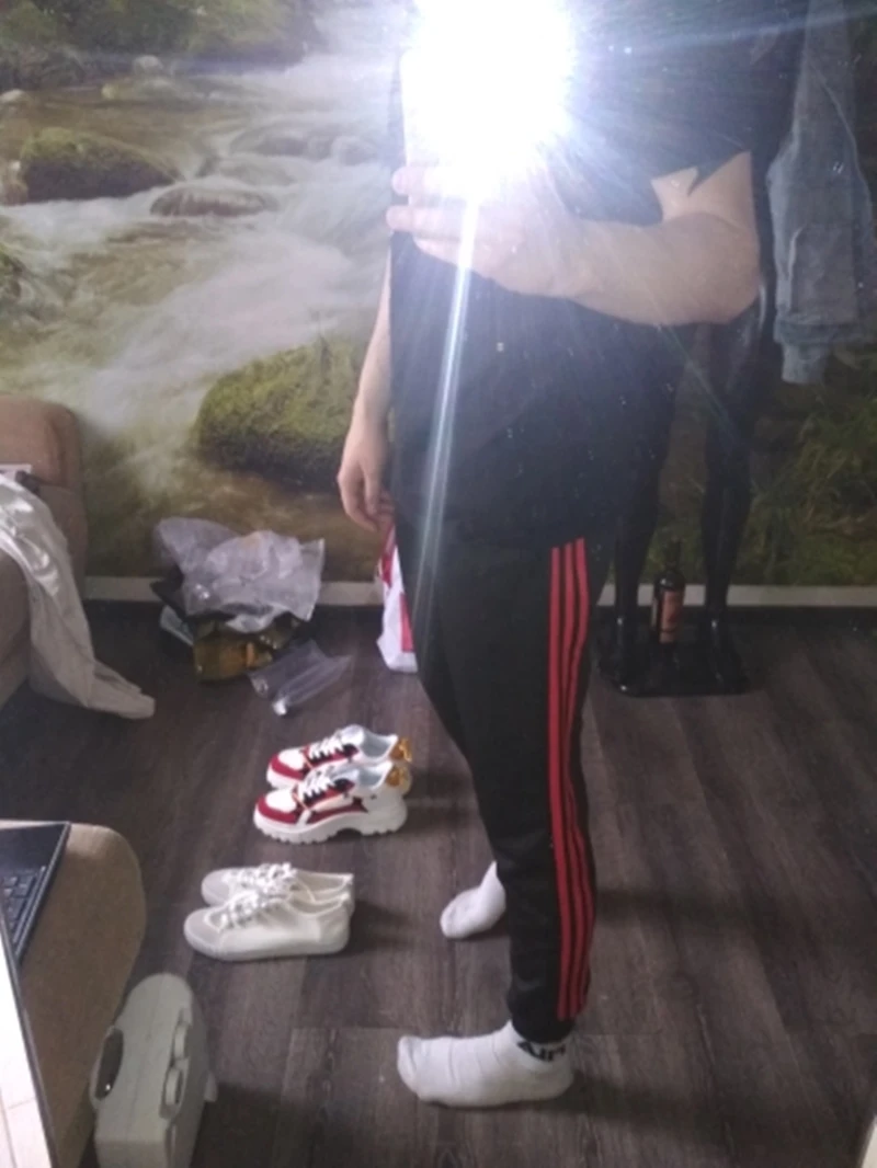 

2020 Pants Stripe Sports Pants Street Men Women Drawstring Casual Fashio Jogging Bars Trousers