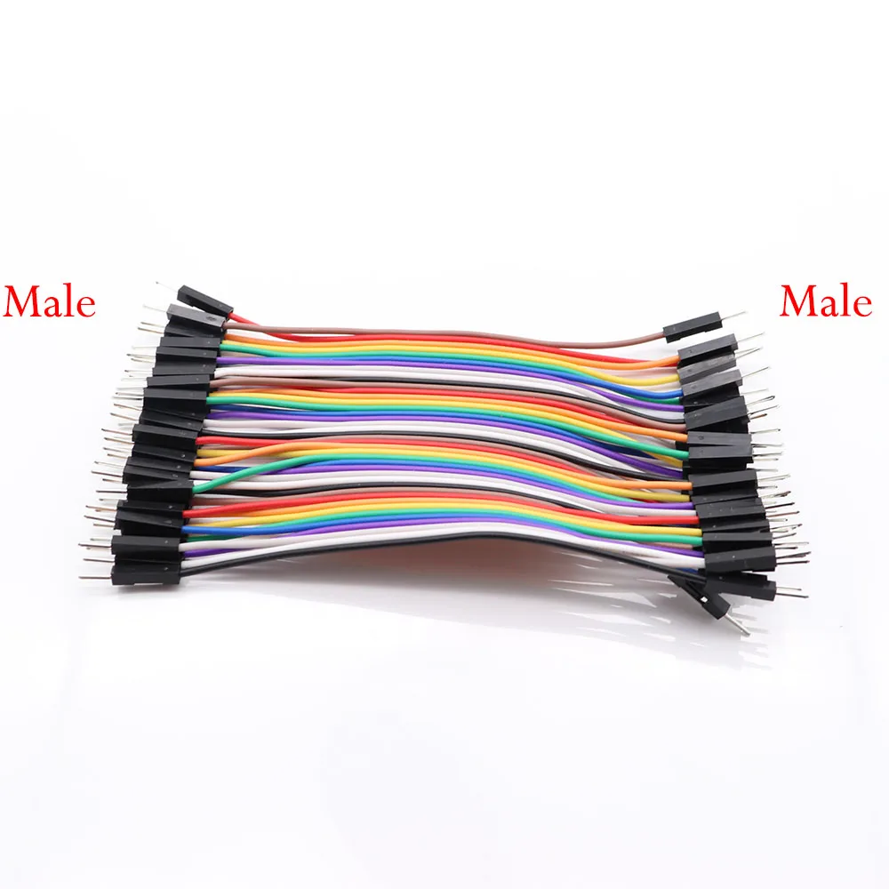Dupont Line 40 шт. 10 см разъем штырь гнездо перемычка кабель для arduino набор сделай