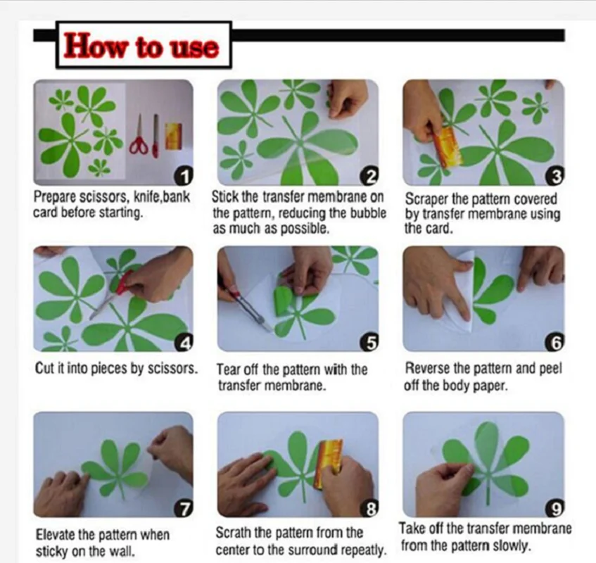 Съемные женские элегантные модные девичьи комнатные декоративные настенные