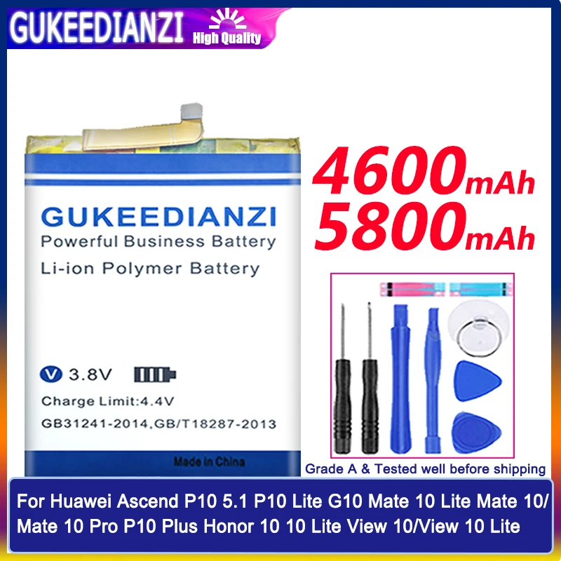 Аккумулятор для Huawei Ascend P10 5 1 Lite G10 Mate 10 10/Mate Pro Plus Honor View 10/View Lite|Аккумуляторы