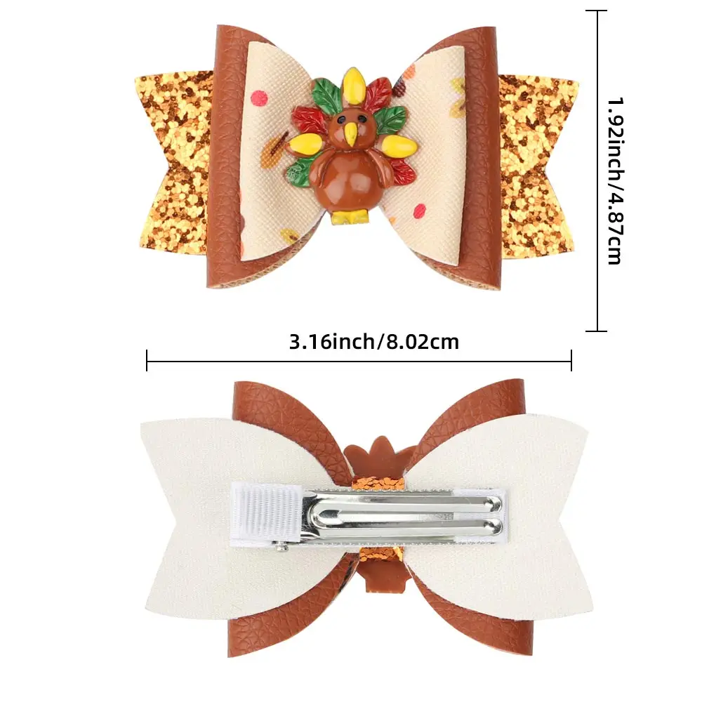Банты для волос на Пасхальный день девочек 3 шт./лот дюйма Детские блестящие
