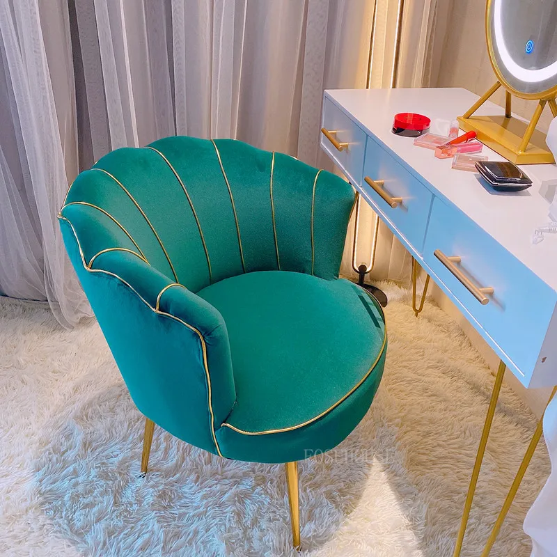 

Nordic Furniture Light Luxury Living Room Sofa Chairs for Bedroom Chair Lounge Chair Stool Modern Makeup Chair Vanity Chair