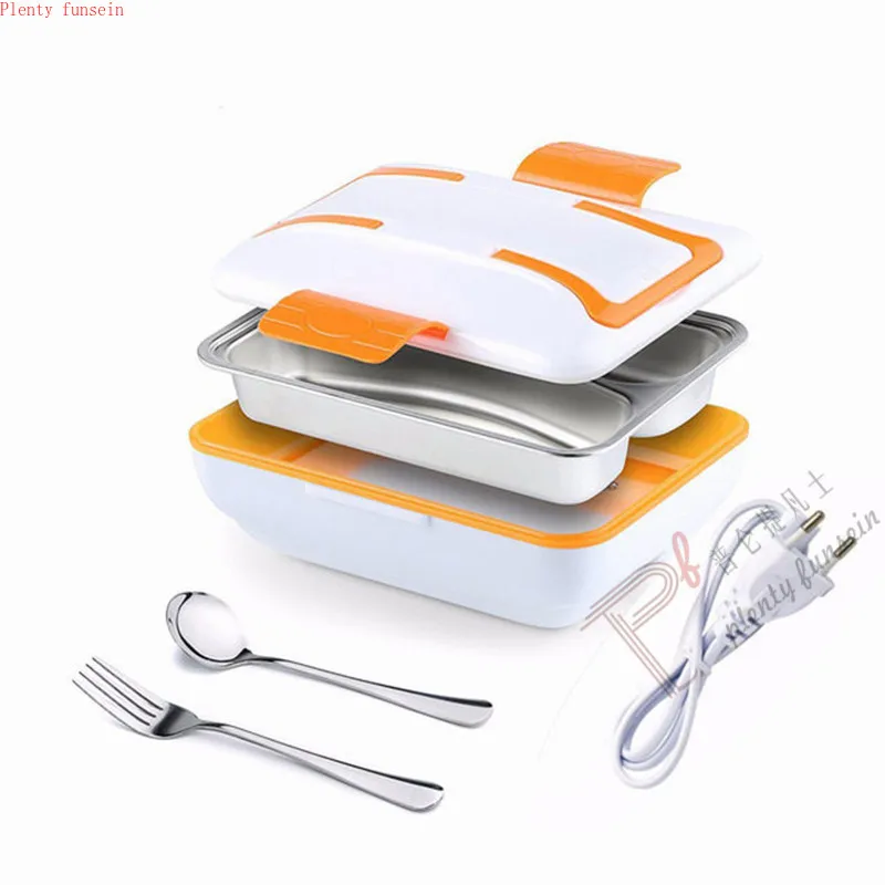 Портативный PTC Электрический нагрев Ланч бокс контейнер из нержавеющей стали еда