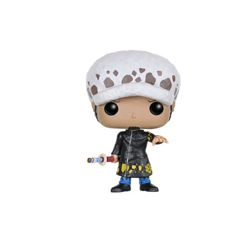 FUNKO POP One piece MONKEY. D. luffy, Portgas. D. ACE, TRAFALGAR. LAW, Tony Chopper Коллекционная фигурка игрушки для детей подарок - Цвет: Цвет: желтый