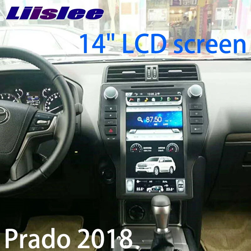 LiisLee Автомобильный мультимедийный gps Hi Fi аудио Радио стерео для TOYOTA Land Cruiser Prado J150