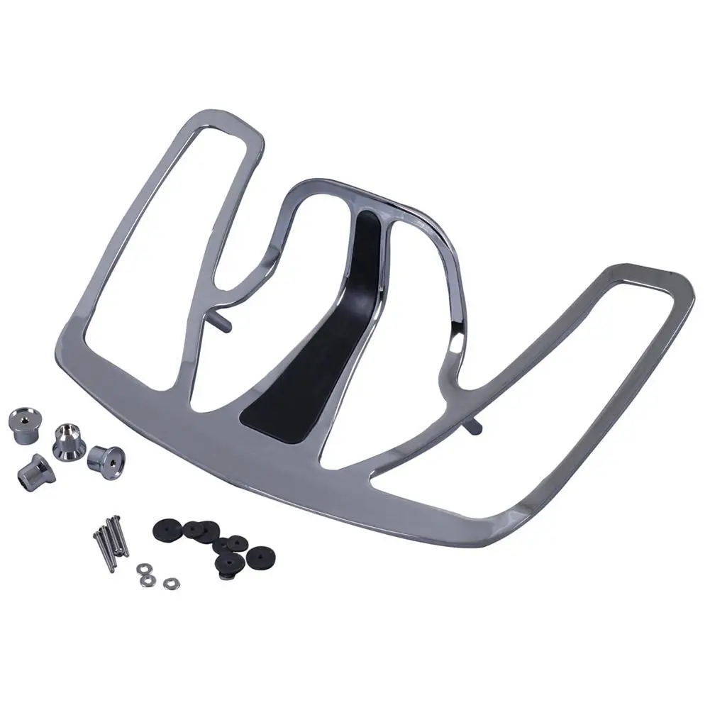 Мотоцикл хромированный алюминиевый багажник багажная стойка кронштейн для Honda