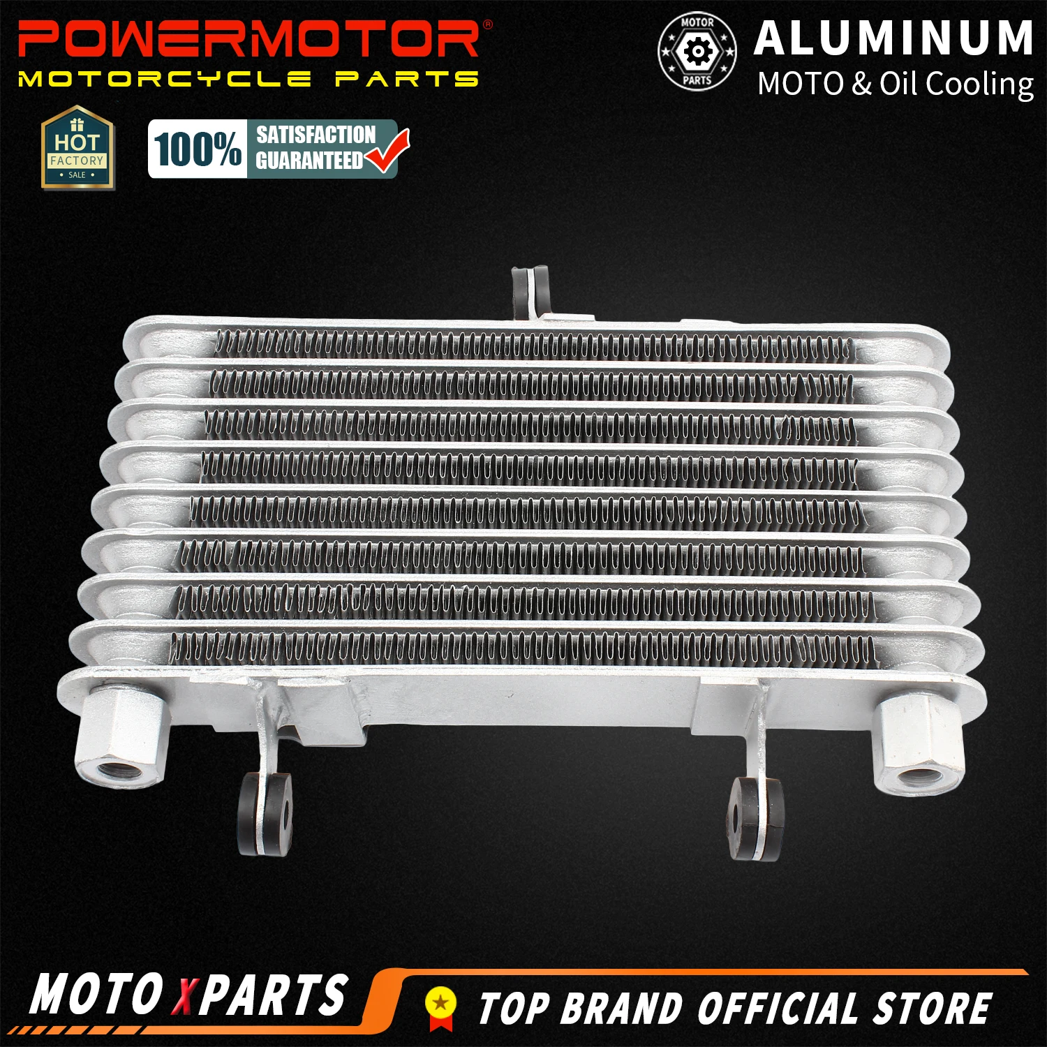 

High Quality Aluminum Motorcycle Engine Oil Cooler 8 Row Cooling Radiator for 125CC-250CC Motorcycle Dirt Bike ATV