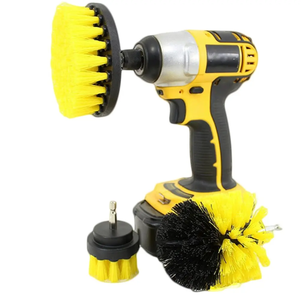 Drillbrush 3 шт. дрель щетка инструмент для очистки набор плитки Grout душ ванна общего