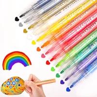 paint markers acrylic marker note pen diy multicolor color acrylic pen art supplies painting supplies student markers set