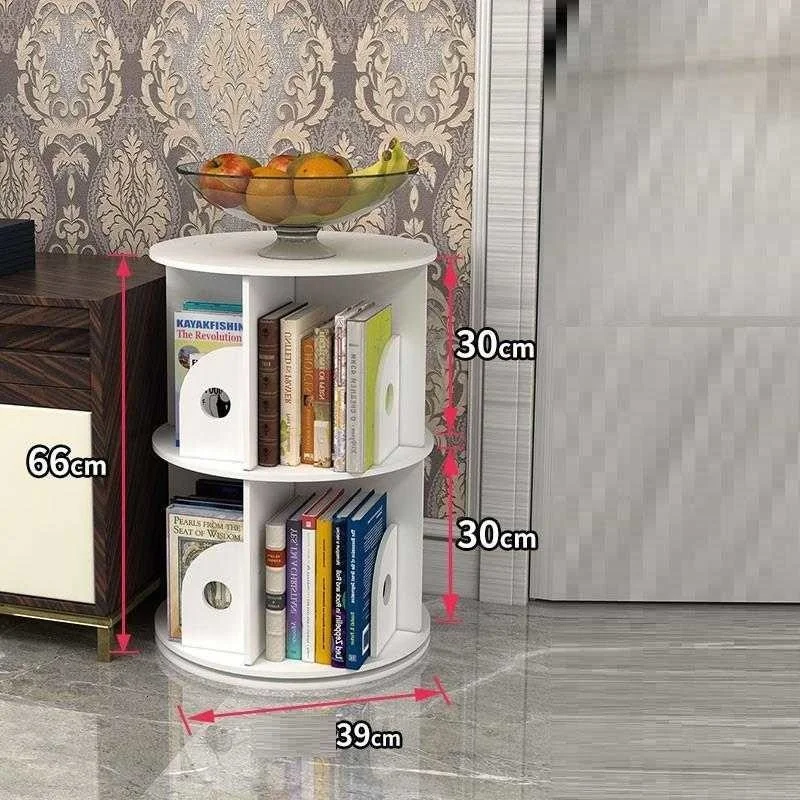 

Casa Vitrina Storage Boekenkast Shabby Wood Rotate Rotatable Home Furniture Bookcase Libreria Scaffale Librero Book Shelf Case