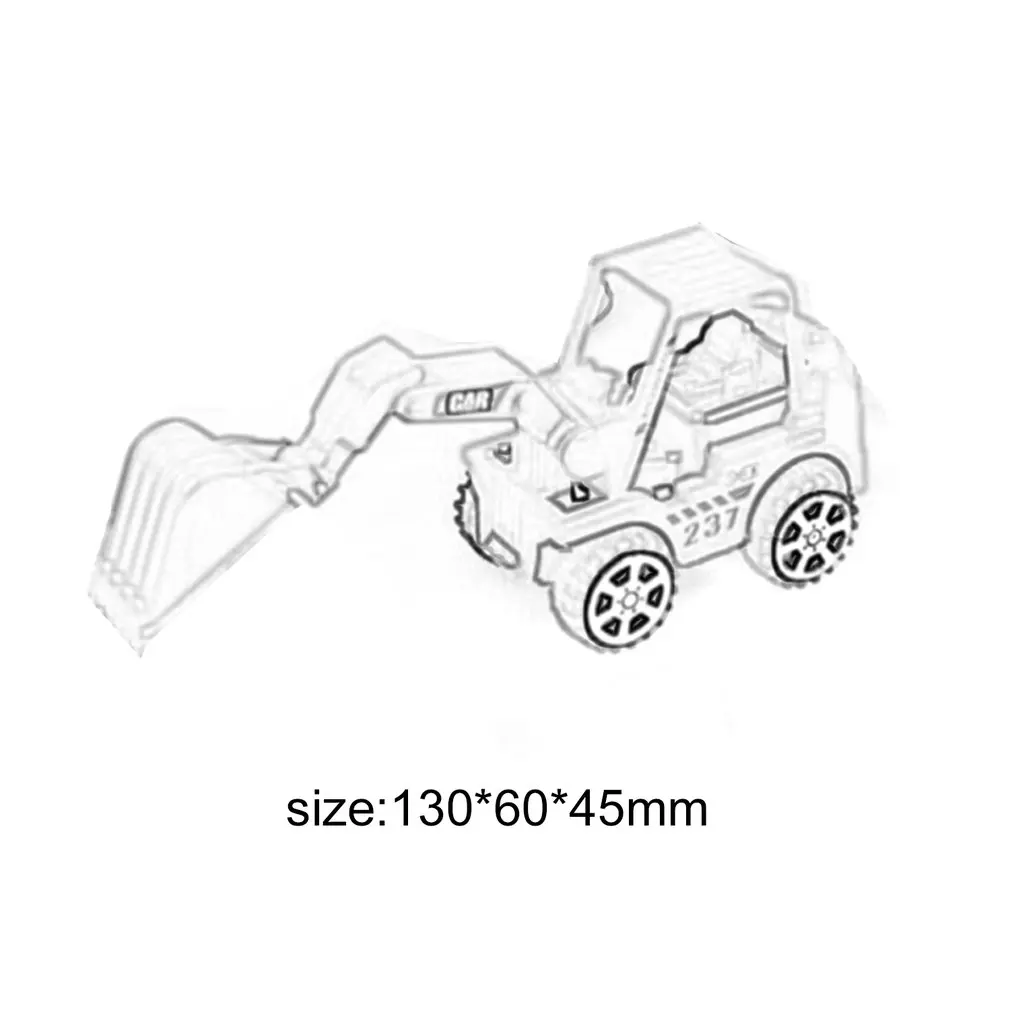 Литой под давлением мини строительный автомобиль инженерный Machineshop грузовик
