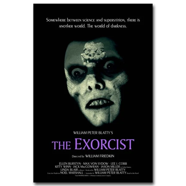 

The Exorcist 1973 Horror Movie Metal Tin Sign