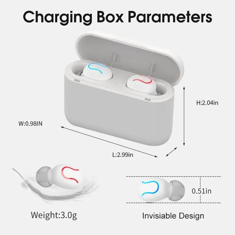 TWS беспроводные наушники Bluetooth спортивные Hifi стерео мини дропшиппинг игровая
