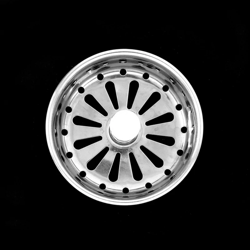 

Newly 1pc Kitchen Stainless Steel Sink Stopper With Drain Hole Household Simple Sink Stopper Sink Accessories For Bathroom 2020