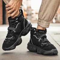 sale mens casual shoes sport shoes high top fashion man shoes thick soled trendy shoes male sneakers adult zapatos de hombre