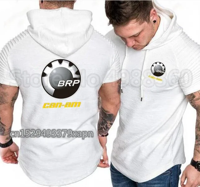 BRP Can-am толстовки с коротким рукавом мужская повседневная тонкая толстовка в