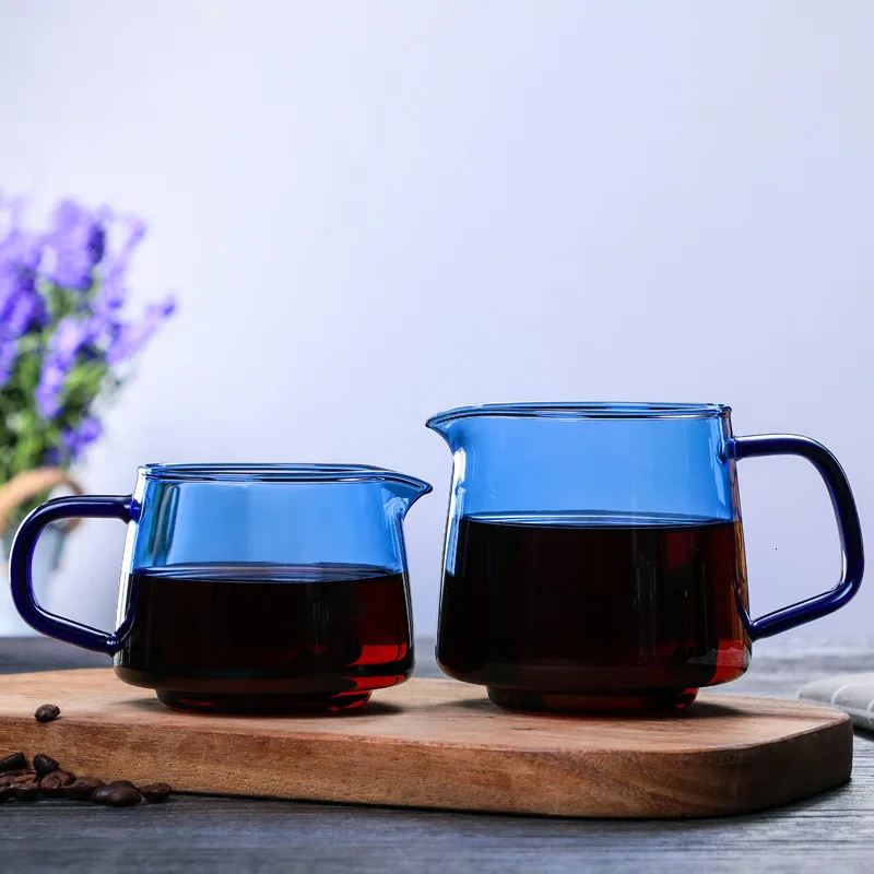 Термостойкий стеклянный кофейник чайник обслуживание кофе бытовая ручная