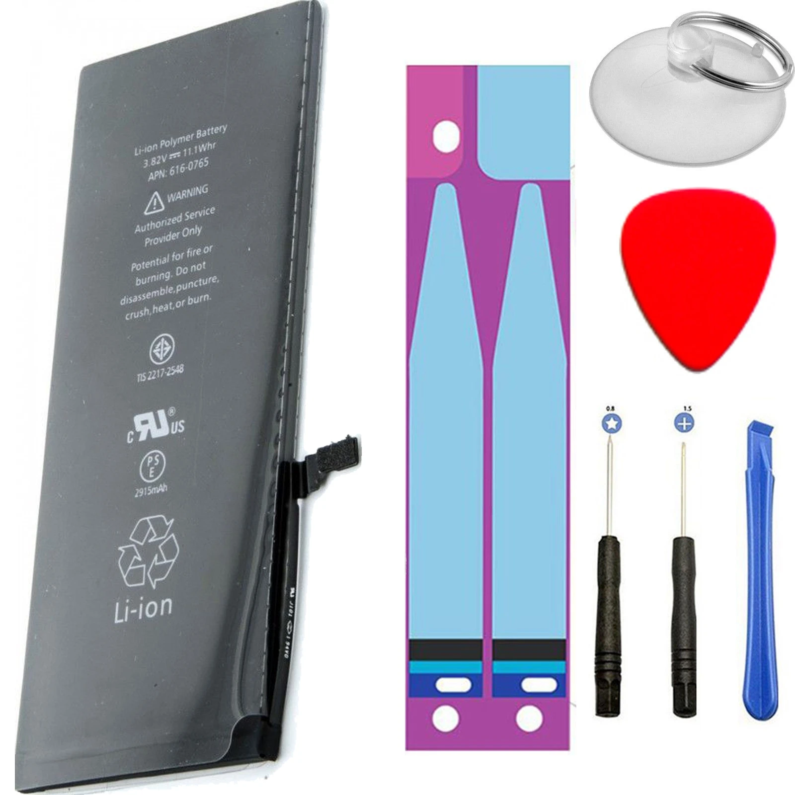 

Battery for iPhone 6 , 3.82V 1800Mah-Original capacity-zero cycles