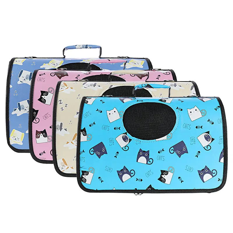 Переноска для кошек и собак переносная сумка складной сетчатый рюкзак улицы