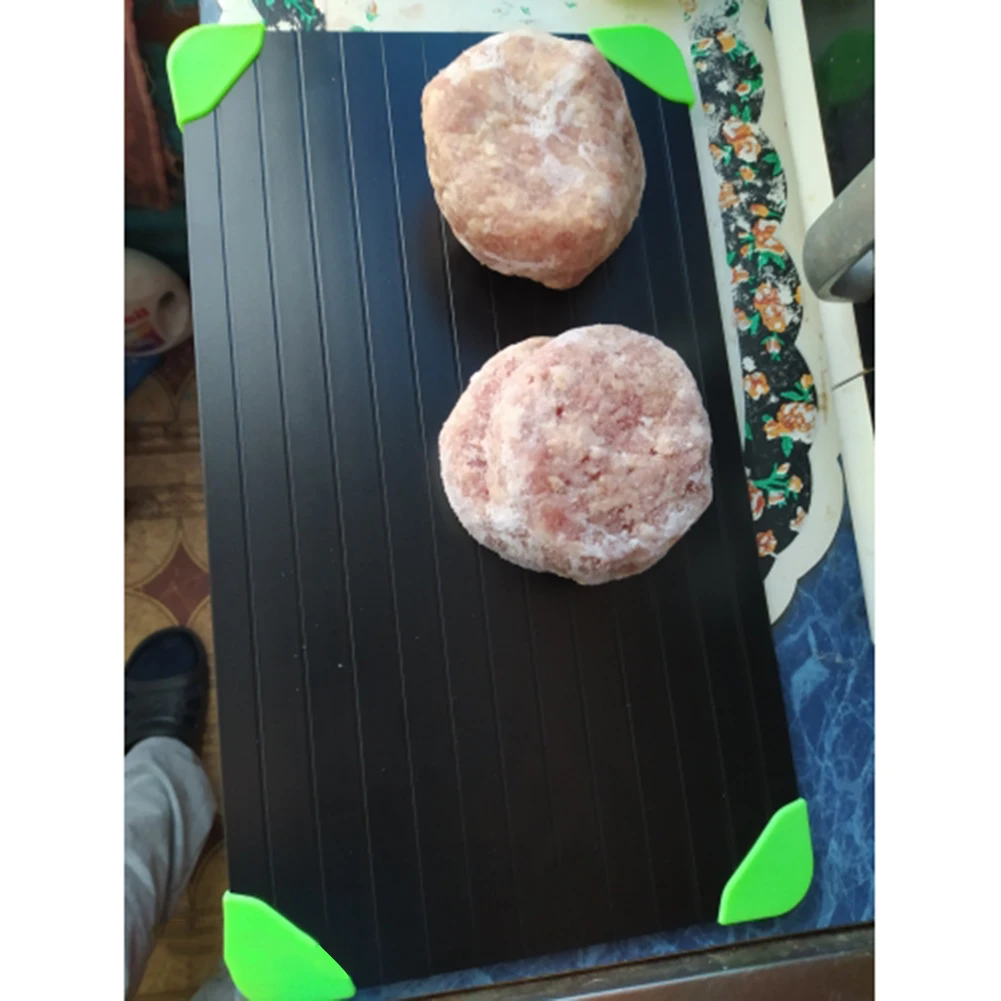 

Fast Defrosting Tray Thaw Frozen Food Meat Fruit Quick Defrosting Seafood Thawing Board Plate Kitchen Gadget Tool Defrost Tray