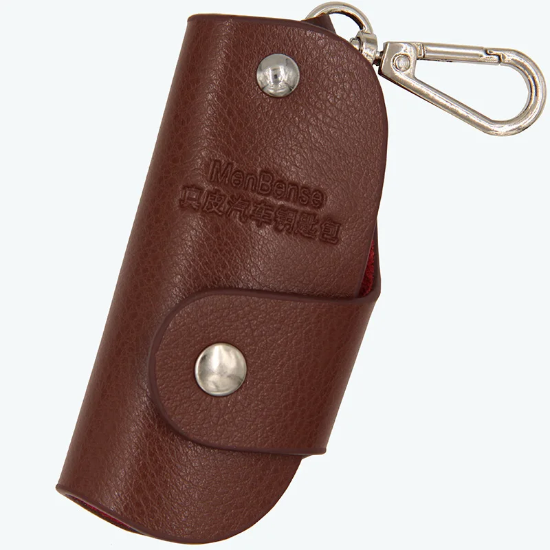 Новый модный кожаный брелок для ключей Модные мужские простые автомобильный