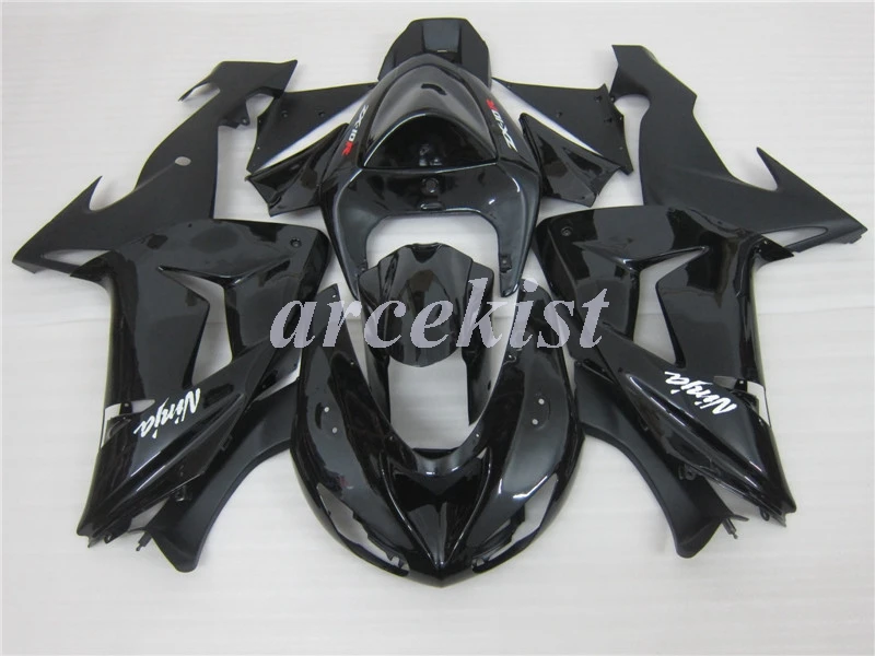 

Новый комплект обтекателей из АБС-пластика, подходит для kawasaki Ninja ZX10R 2006 2007 06 07 10R, цвет черный