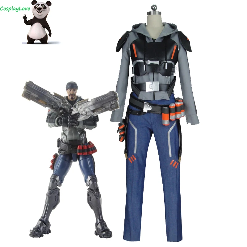 

CosplayLove OW Game Reaper Gabriel Reyes Cosplay Costume Custom Made For Boy Men Christmas Halloween