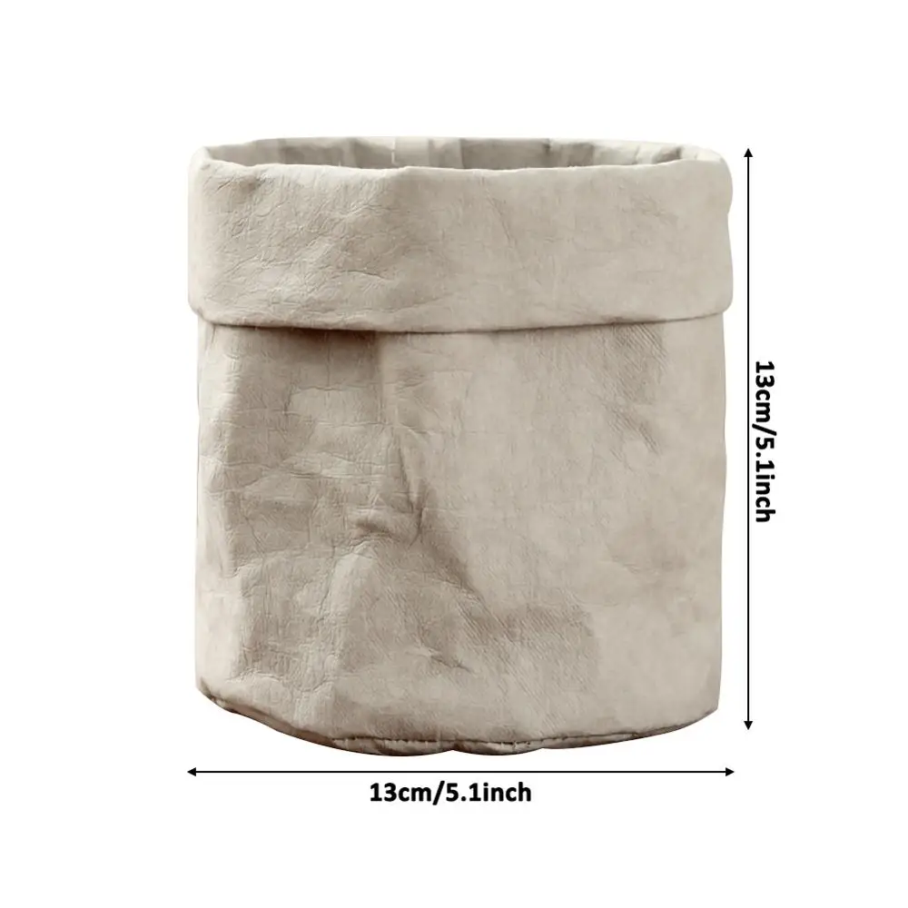 Винтажная корзина для цветов из крафт-бумаги водонепроницаемая Экологически