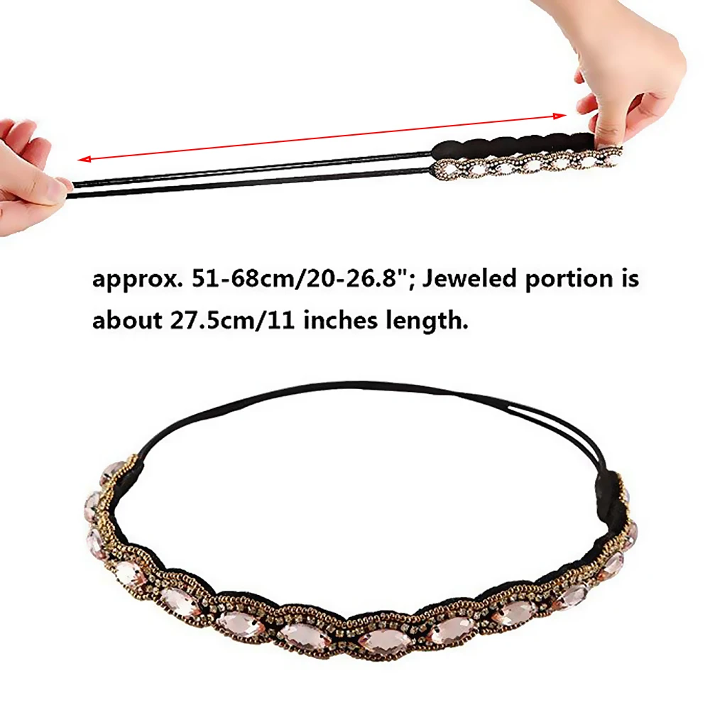 Handmade pearl rhinestone hair band with sweet and temperament adult headdress | Украшения и аксессуары