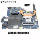 Материнская плата NOKOTION NIWE2 LA-5752P для Lenovo Z560, G560, GT310M, I5 + радиатор, подходит для LA-5754P, G565, Z565