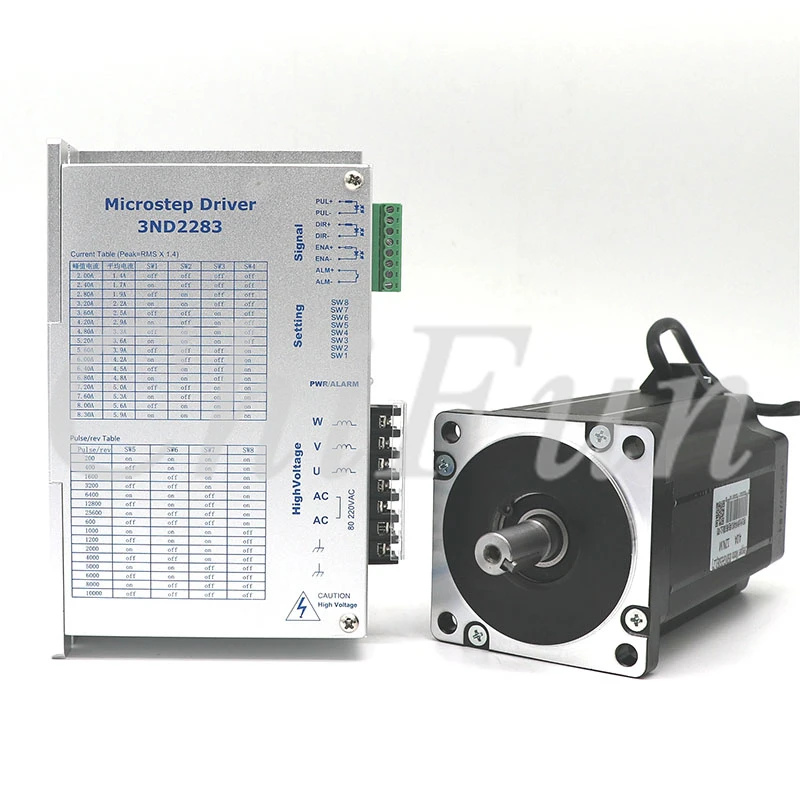 Комплект Драйвер шагового двигателя Kinco трехфазный Гибридный с тормозом 110BYGH350B