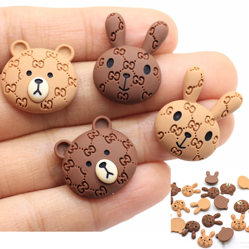 

Kawaii 3D Bear Nail Charms Candy Gummy Acrylic Kawaii Accessories Cute Resin Bear Nail Art Decoration Rhinestone Manicure Design