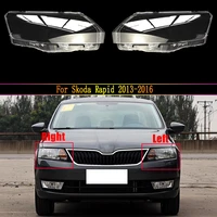 car headlight lens for skoda rapid 2013 2014 2015 2016 car headlamp lens auto shell cover