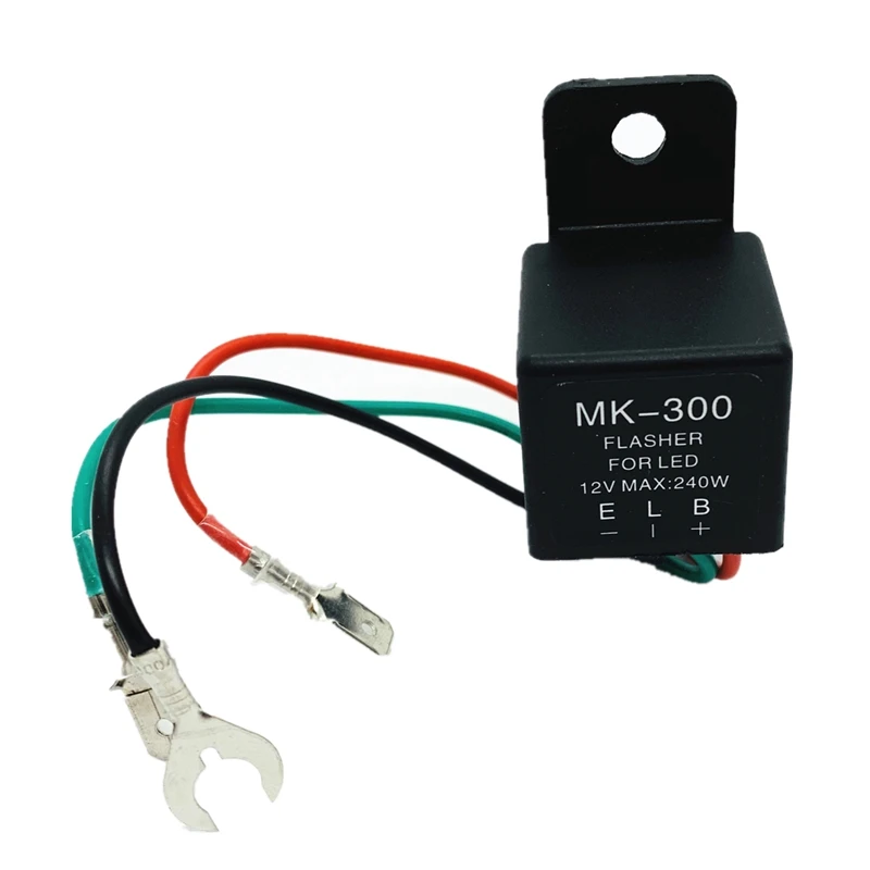 Универсальный мотоцикл части светодиодный мигающий светильник 3 Pin DC 12V указатель