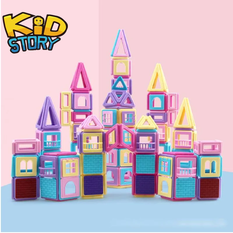 Мини конструктор из одного кирпича Магнитный дизайнерские игрушки 3D