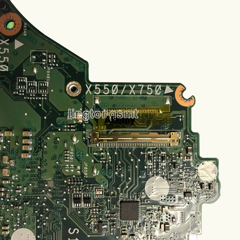 X550ZE материнская плата A10 7400CPU поддержка LVDS Материнская For Asus X550ZA K550Z A555Z VM590Z для