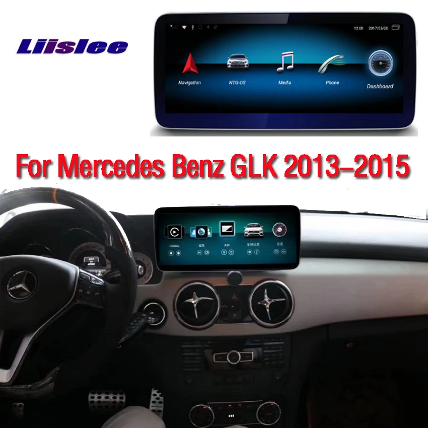 Для Mercedes Benz GLK X204 2013 2014 2015 автомобильный радиоэкран с gps навигацией Bluetooth 10 25 дюймов