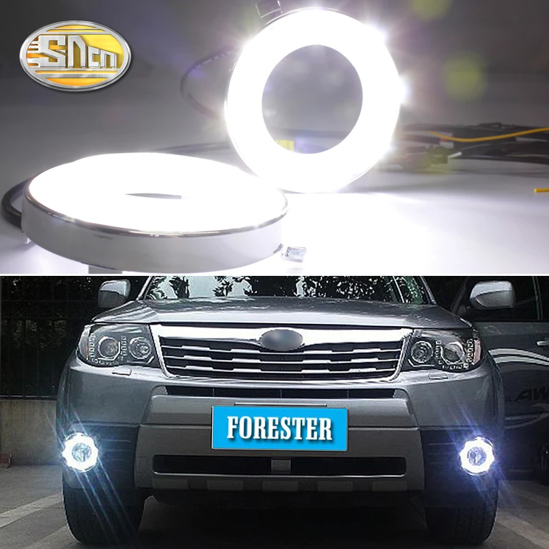 

For Subaru Forester 2009 2010 2011 2012 Blue Turn Signal Relay Waterproof ABS Car DRL Lamp 12V LED Daytime Running Light SNCN
