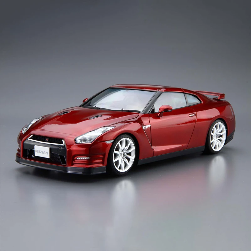 Aoshim05857 1/24 Nissan R35 GT-R с двигателем встроенный гоночный спортивный автомобиль Хобби