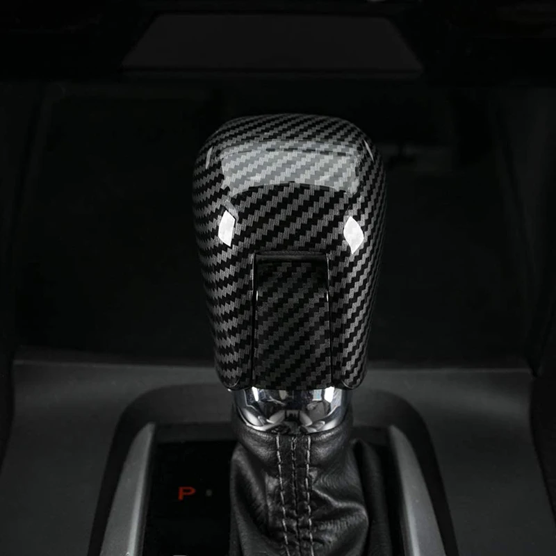 

for 10th Gen Civic Gear Shifting Knob Cover ABS Carbon Fiber CVT Change Lever Trim fit Honda Civic Sedan- Automatic Transmission